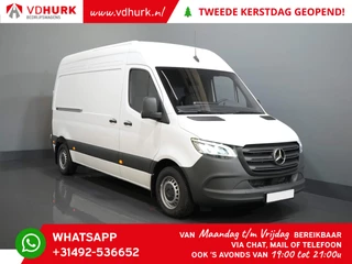 Mercedes-Benz Sprinter 211 Aut. L2H2 LED/ Standkachel/ Stoelverw./ Climate/ Carplay/ Camera/ Cruise/ Trekhaak