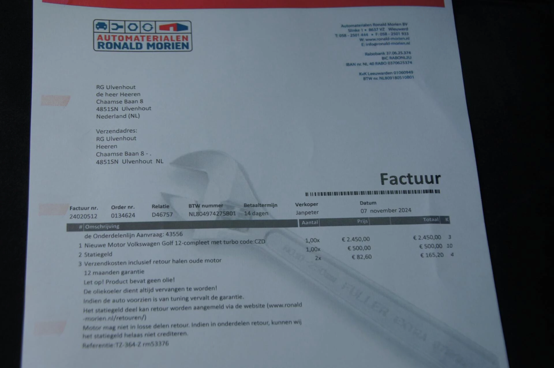 Hoofdafbeelding Volkswagen Golf