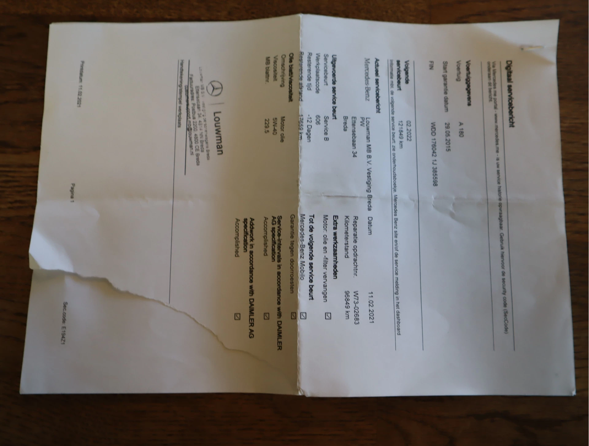 Hoofdafbeelding Mercedes-Benz A-Klasse