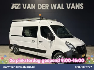 Opel Movano 2.3 Turbo 150pk L2H2 Dubbele Cabine Inrichting Euro6 Airco | Imperiaal | 2500kg Trekhaak | Camera | Navigatie 5-Zits, LED, Cruisecontrol, Parkeersensoren