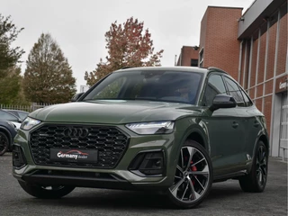 Hoofdafbeelding Audi Q5 Audi Q5 Sportback 55 TFSI e 367PK S-Line Pano Matrix-LED Luchtvering Dodehoek Sfeerverl RS-zetels Districtgrun!