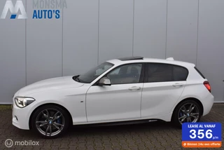 BMW M135i xDrive 2014 Alpinweiss H/K Schuifdak LaneAss. Camera DAB+ Keyless Prachtstaat!