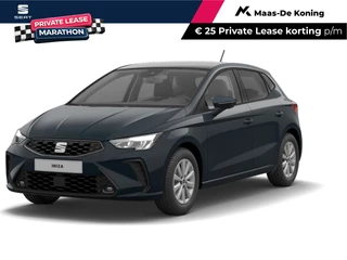Hoofdafbeelding SEAT Ibiza SEAT Ibiza Reference 1.0 EcoTSI 70 kW / 95 PK Hatchback 5 deu rs | Fiord Blue | 2000,- inruilbonus