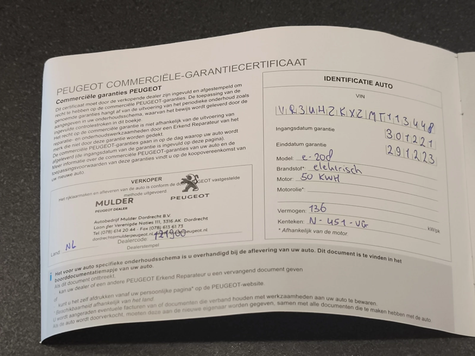 Hoofdafbeelding Peugeot e-208