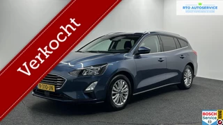 Ford Focus Wagon 1.0 EcoBoost Titanium X Business TREKHAAK CAMERA NAVI CARPLAY ECC CRUISE LM.