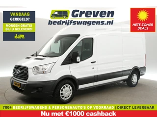 Ford Transit 2.0 TDCI L3H3 Automaat Airco Cruise Camera LED PDC Elektrpakket Trekhaak