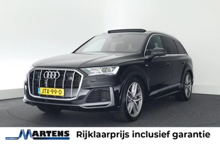 Audi Q7 55 TFSIe 381pk quattro Pro Line S Leder Memory Sluithulp B&O Panoramadak Camera Stoel + Stuurverwarming Luchtvering Navigatie 2x S-Line