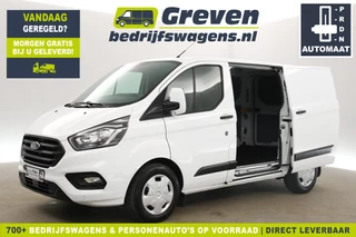 Ford Transit Custom 300 2.0 TDCI L1H1 Automaat Airco Cruise LED 2xSchuifdeur 3 Persoons Stoelverwarming PDC Elektrpakket