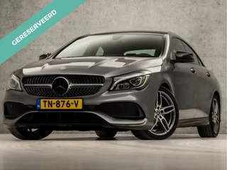Mercedes-Benz CLA 180 AMG Sport Automaat (SCHUIFDAK, APPLE CARPLAY, GROOT NAVI, LEDER/ALCANTARA, CAMERA, SPORTSTOELEN, STOELVERWARMING, KEYLESS, CRUISE, ZWART HEMEL, NIEUWSTAAT)