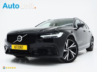 Hoofdafbeelding Volvo V90 Volvo V90 2.0 T6 Plug-in hybrid AWD Plus Dark Long Range | Pilot Assist | Leder | Harman/Kardon | Trekhaak | Camera | BLIS | Keyless | Carplay
