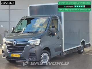 Renault Master 150PK Bakwagen Airco Cruise Luchtvering Meubelbak Plancher Verkoopwagen Foodtruck Paardenwagen Airco Cruise control