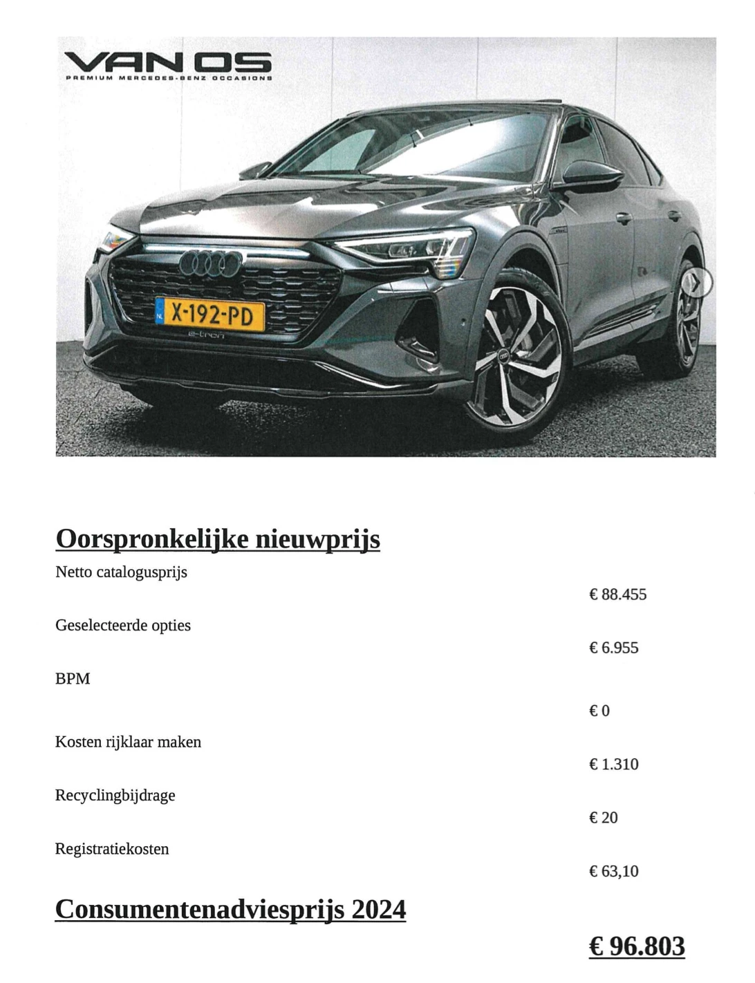 Hoofdafbeelding Audi Q8 Sportback e-tron