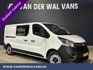 Opel Vivaro 1.6 CDTI 126pk L2H1 Dubbele cabine Euro6 Airco | 5-Zits | Navigatie | Trekhaak | Camera cruisecontrol, parkeersensoren, LED