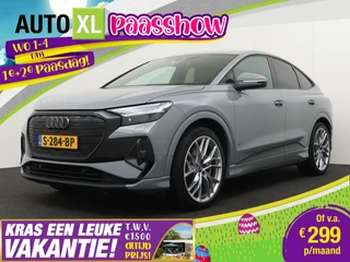 Audi Q4 Sportback e-tron 40 S-Line 77 kWh SOH 95% RS-Zetels Adapt.Cruise Warmtepomp