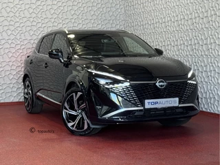 Nissan QASHQAI 1.3 MHEV 160PK TEKNA PLUS BOSE 20''LMV LEER ALCANTARA PANO MASSAGE BOSE STOEL/STUUR/RUIT VERW MATRIX.LED ELEK.KLEP HEADUP 20''LMV GOOGLE NAVI 03/2025
