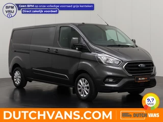 Ford Transit Custom 2.0TDCi 130PK Automaat Lang Limited | Navigatie | Camera | 3-Persoons | Trekhaak | Airco | Cruise | Betimmering