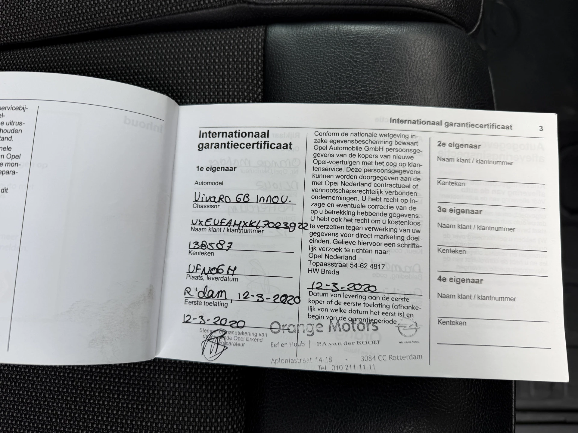 Hoofdafbeelding Opel Vivaro