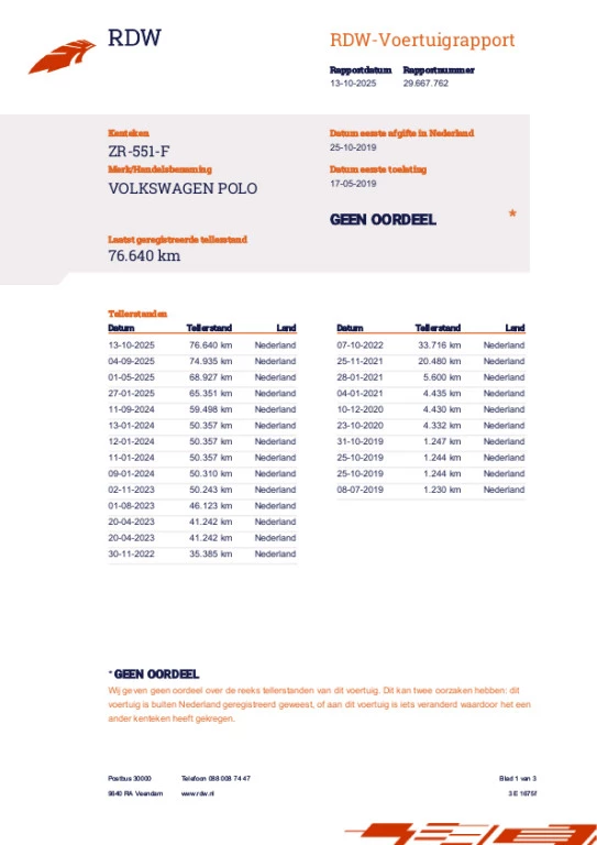 Hoofdafbeelding Volkswagen Polo