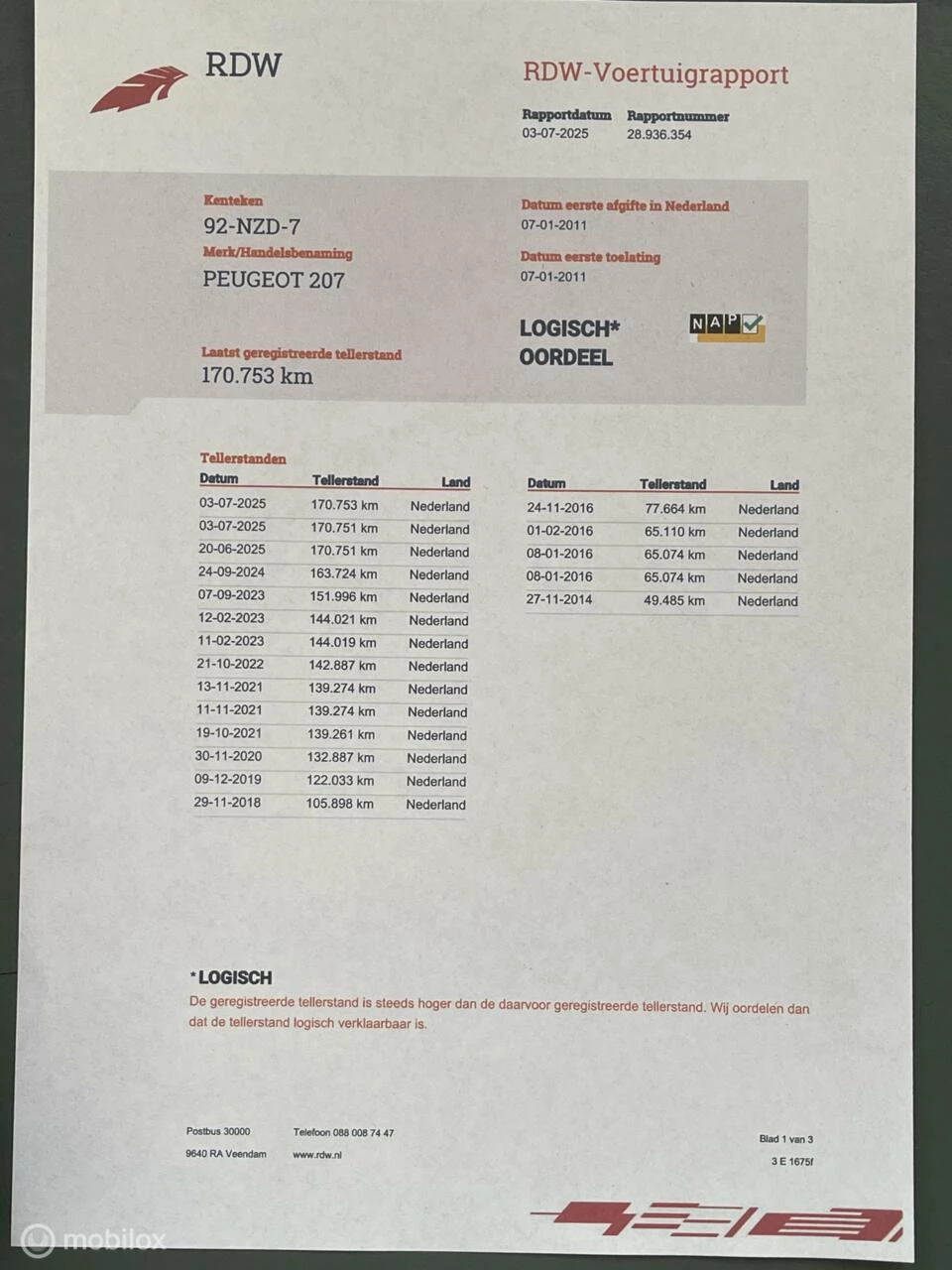 Hoofdafbeelding Peugeot 207