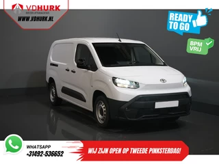 Toyota ProAce CITY 1.5 130 pk Aut. L2 BPM VRIJ! LED/ Virtual Cockpit/ 3 pers./ Carplay/ Camera/ Climate/ PDC/ Cruise