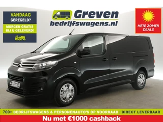 Citroën Jumpy 2.0 BlueHDI L3H1 | Dubbele Cabine | 6 Persoons | 360Camera 2xSchuifdeur Airco Cruise Carplay PDC Navi Elektrpakket