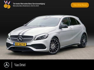 Hoofdafbeelding Mercedes-Benz A-Klasse Mercedes-Benz A-Klasse A 180 AMG line WhiteArt Edition Night | Camera Sfeerverlichting Carplay