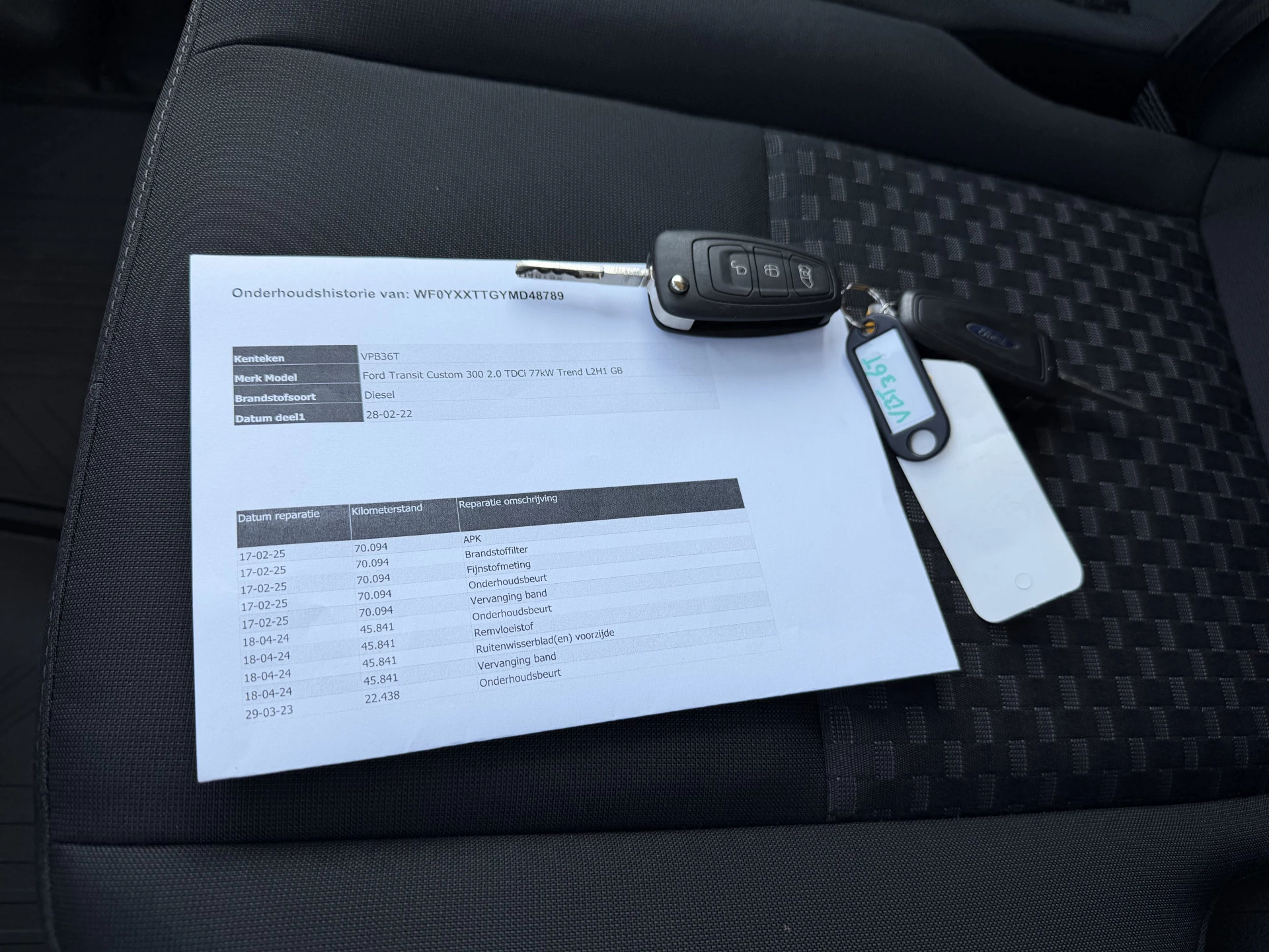 Hoofdafbeelding Ford Transit Custom