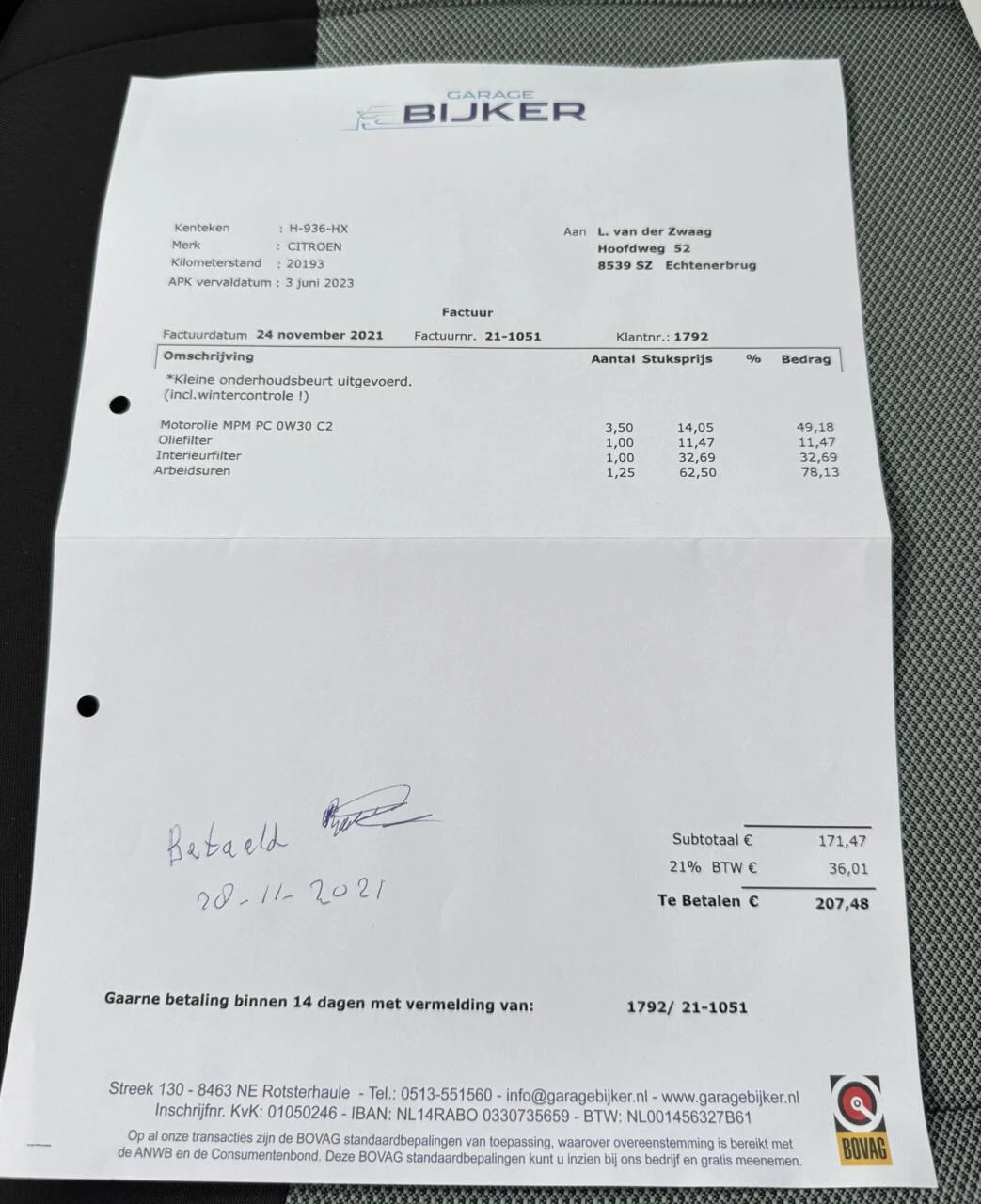 Hoofdafbeelding Citroën Berlingo