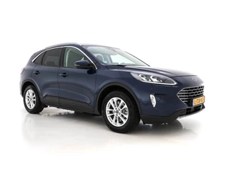 Ford Kuga 2.5 PHEV Titanium X (INCL-BTW) *LEATHER-MICROFIBRE | FULL-LED | DIGI-COCKPIT | ADAPTIVE-CRUISE | BLINDSPOT | PARK-PILOT | CAMERA | NAVI-FULLMAP | HEATED-COMFORT-SEATS | CARPLAY | DAB | LANE-ASSIST | 17"ALU*