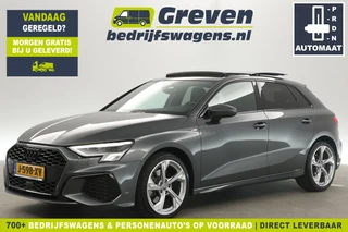 Audi A3 30 TFSI S-line Automaat Pano LED Virtual Clima Cruise Carplay Navi PDC 18"LMV