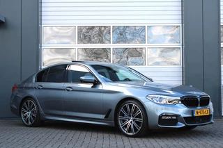 BMW 5-serie 540i xDrive High Executive M-Sport ACC/H&K/Camera360/Schuifdak/HeadUp/Stoelverwarming/LederMemory/PDC/LED/20"/Trekhaak