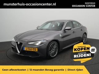 Hoofdafbeelding Alfa Romeo Giulia Alfa Romeo Giulia 2.0T Super - RIJKLAARPRIJS - Achteruitrijcamera - Cognac leder - Stoel- en stuurverwarming