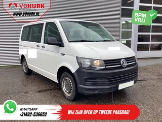 Volkswagen Transporter 2.0 TDI EURO6 EXPORT €15.057,- Incl. BTW/ BPM VRIJ! Combi/ Kombi/ 9 Pers./ 9 Persoons/ Airco