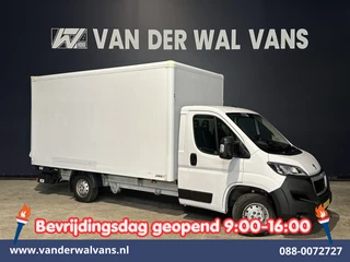 Peugeot Boxer 2.2 BlueHDi 141pk Bakwagen 436cm Lang Laadklep Euro6 Airco | Cruisecontrol | 1055kg laadvermogen Bijrijdersbank