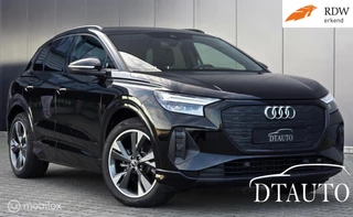 Hoofdafbeelding Audi Q4 e-tron Audi Q4 e-tron 35 edition 55 kWh Stoelv Black pak 20" Velgen