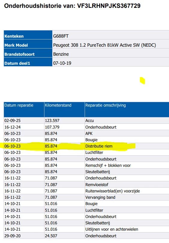Hoofdafbeelding Peugeot 308