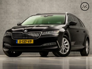 Hoofdafbeelding Škoda Superb Škoda Superb Combi 1.4 TSI iV Sport Edition Plus 218Pk Automaat (APPLE CARPLAY, GROOT NAVI, VIRTUAL COCKPIT, MEMORY SEATS, STOELVERWARMING, CAMERA, GETINT GLAS, LED KOPLAMPEN, TREKHAAK, NIEUWSTAAT)