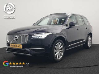 Volvo XC90 T8 Twin Engine AWD Inscription 7 Persoons Plug In Hybrid 394pk Dealer O.H. PHEV | Panodak | Adaptive Cruise | 360 Camera | Harman & Kardon | Lederen Sportstoelen Memory & Verwarmd | Apple Carplay | Virtual | Keyless | Blis | Navigatie | DAB |