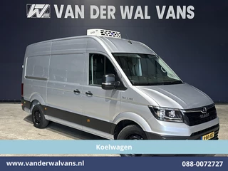 MAN TGE 2.0 TDI 177pk Automaat L3H3 L2H2 Koelwagen Vriezen -20°C tot verwarmen + 25°C Fabrieksgarantie Euro6 Airco | Camera Apple Carplay, Android Auto, Cruisecontrol, Massagestoel, Chauffeursstoel, Bijrijdersbank, 3000kg trekvermogen