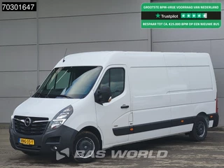 Opel Movano 150PK Ramp Automaat L3H2 Navi LED Airco Cruise Camera Parkeersensoren Werkplaatsinrichting APK 08-2026 Euro6 L3 Airco Cruise control