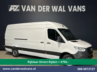 Mercedes-Benz Sprinter 315 CDI 150pk L3H2 Euro6 *Rijklaar Direct Rijden* Airco | Camera | Cruisecontrol | Stoelverwarming 270 Graden achterdeuren, Bijrijdersbank