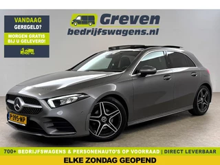 Mercedes-Benz A-Klasse 180 AMG Pano Sfeerverl. LED Carplay Virtual Clima Cruise Navi PDC 18''LMV