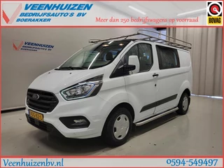 Ford Transit Custom 2.0TDCI Dubbele Cabine Trekhaak Euro 6!