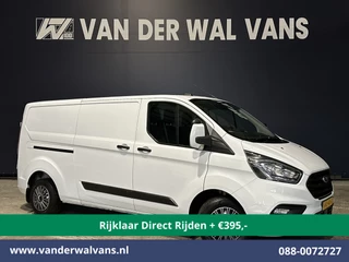 Ford Transit Custom 2.0 TDCI 130pk L2H1 inrichting Euro6 *Rijklaar Direct Rijden* Airco | Camera | Android Auto | Cruisecontrol | Parkeersensoren | Stoelverwarming 2800kg trekvermogen, Verwarmde voorruit, Bijrijdersbank