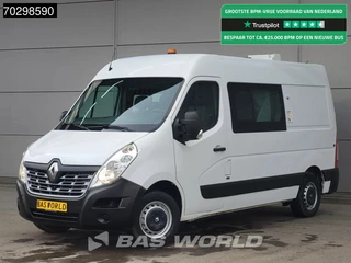 Renault Master 130PK Dubbel Cabine L2H2 Trekhaak Navi Airco Cruise Camera Parkeersensoren Euro6 DC Doka Mixto L2 Airco Trekhaak Cruise control