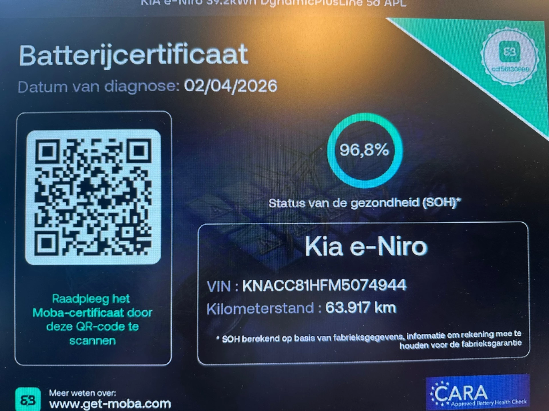Hoofdafbeelding Kia e-Niro