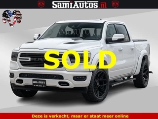 Dodge Ram Pick-Up V8 5.7 402PK | LARAMIE SPORT | Krachtige Hemi | Panorama Dak | 12' Scherm | LPG | Comfortabele Dubbele Cabine met Royale 5 Zitplaatsen | NIEUW EN BPM vrij | Nu Leverbaar uit Voorraad | Nr 2528 - 1276 |