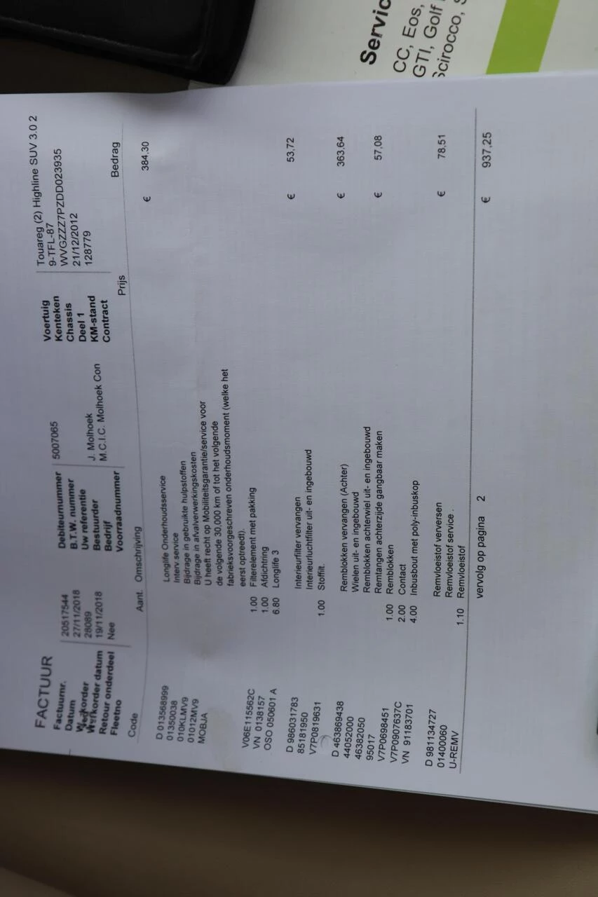 Hoofdafbeelding Volkswagen Touareg
