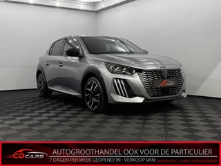 Hoofdafbeelding Peugeot 208 Peugeot 208 1.2 Hybrid e-DCS6 GT 145pk Half leder, 360 Camera, Navi, Keyless start, Virtual desk, Cruise control