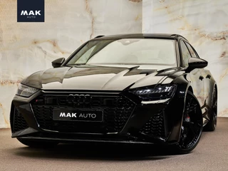 Audi RS6 Avant 4.0 TFSI Quattro, 22", Dynamic+, luchtv., 4-wielbest., carbon extr., ceramic, B&O, pano, matrix-LED, Laser, nachtzicht, 360 camera, memory, stl.ventilatie, keyless, privacy